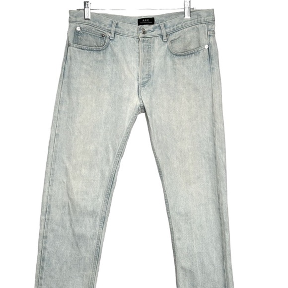 A.P.C. Light Wash Petit New Standard 5-Pocket Jeans Sz 30 - Picture 5 of 13